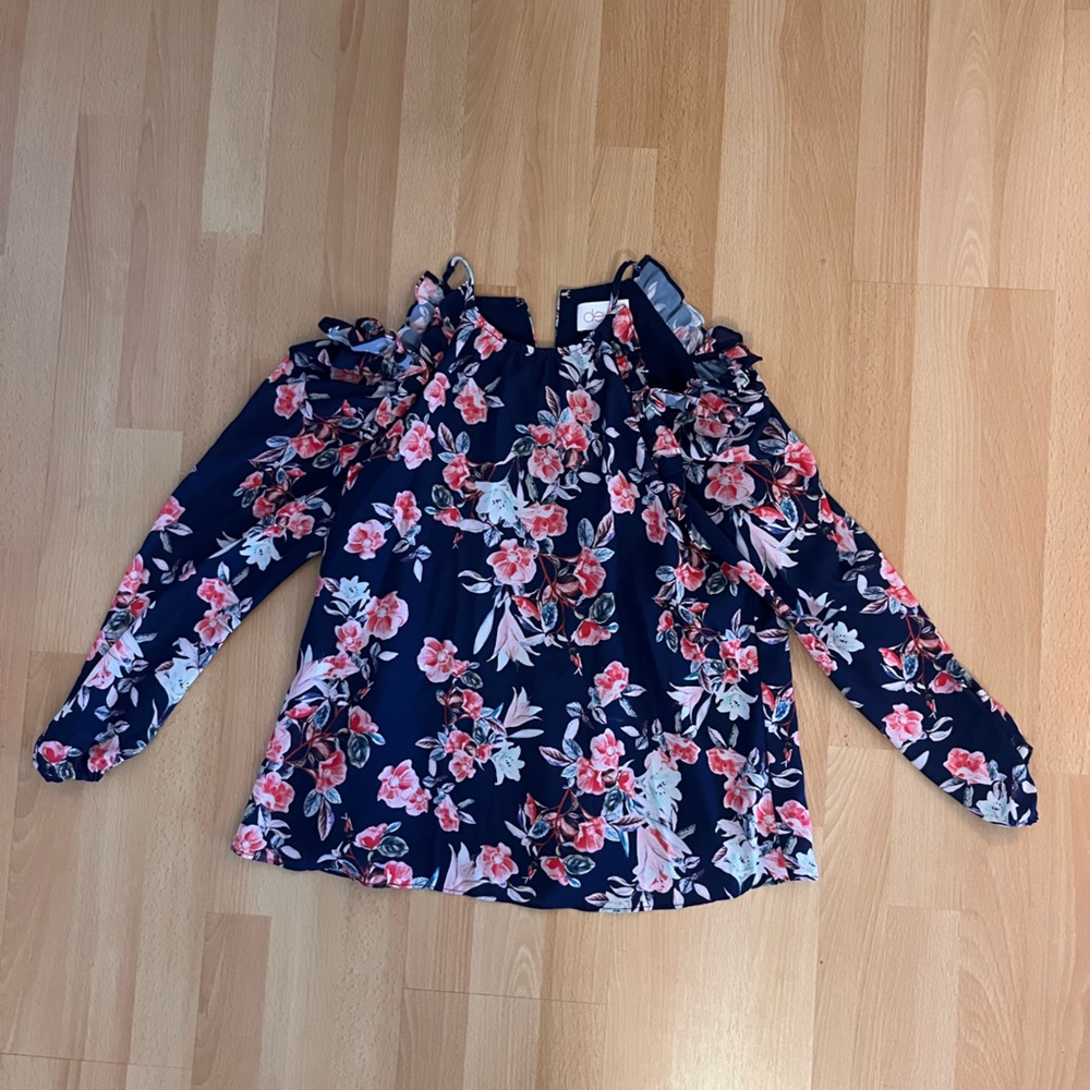 Floral Off-Shoulder Women's Top